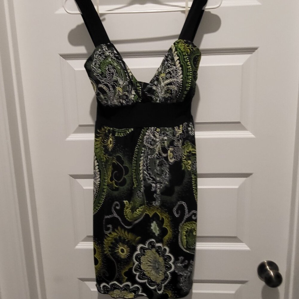 Speechless sleeveless mini dress with tie in back